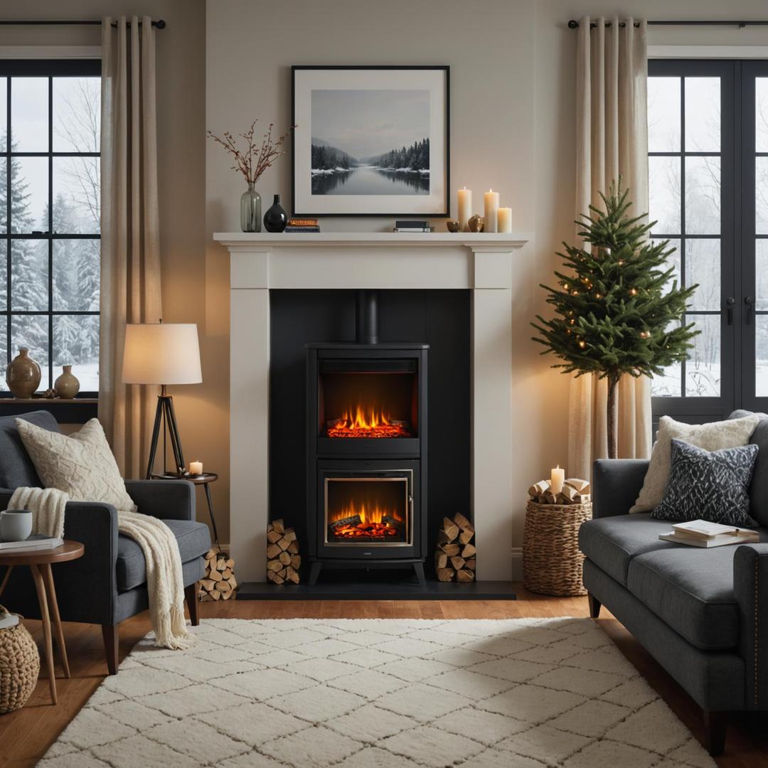 体验U型电暖器的现代舒适感