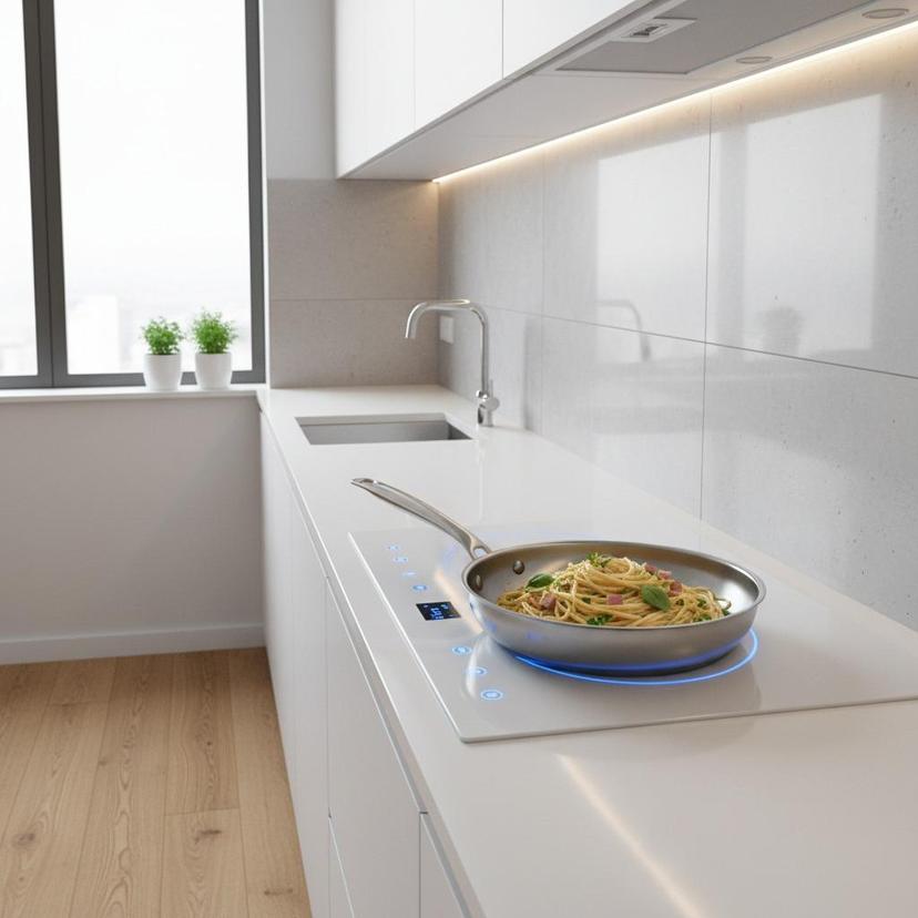 استمتع بالراحة المريحة مع سخان السيراميك الذي يعمل بالأشعة تحت الحمراء بحلقة واحدة