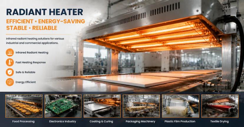 Radiant Heater Manufacturer for OEM Heating Solutions and Industrial Applications