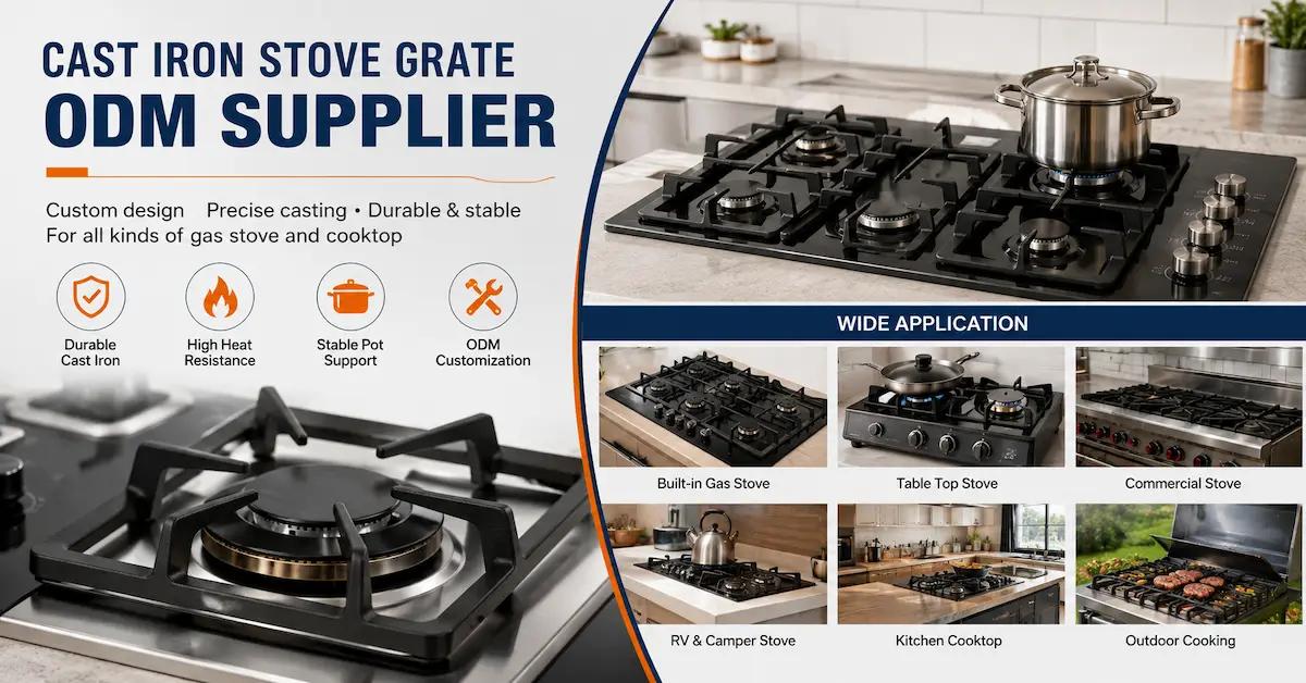 How to Choose a Cast Iron Stove Grate ODM Supplier for New Gas Stove Projects