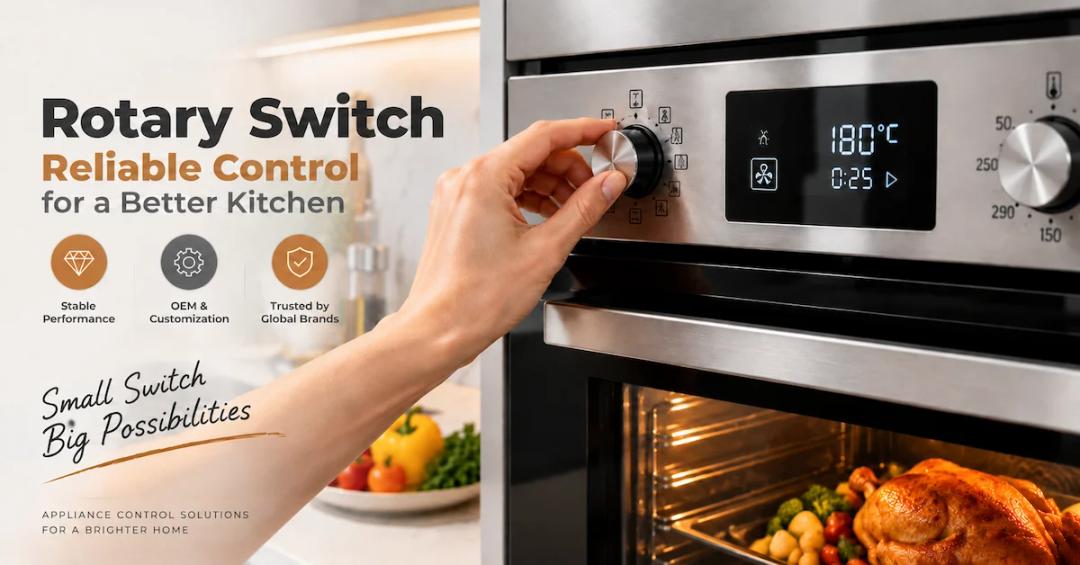 Fabricante chino de interruptores rotativos: Cómo las marcas globales de electrodomésticos eligen al socio OEM adecuado