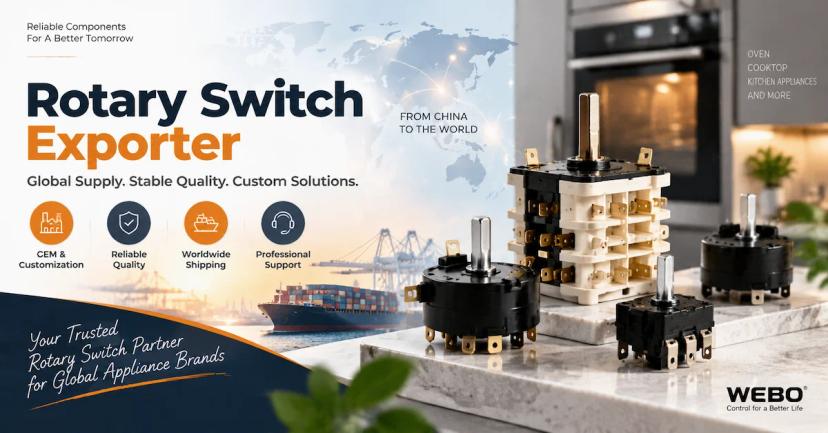 Rotary Switch Exporter: How Global Appliance Buyers Choose a Reliable Control Component Partner